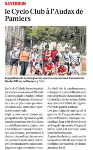 Brevet Audax 100km